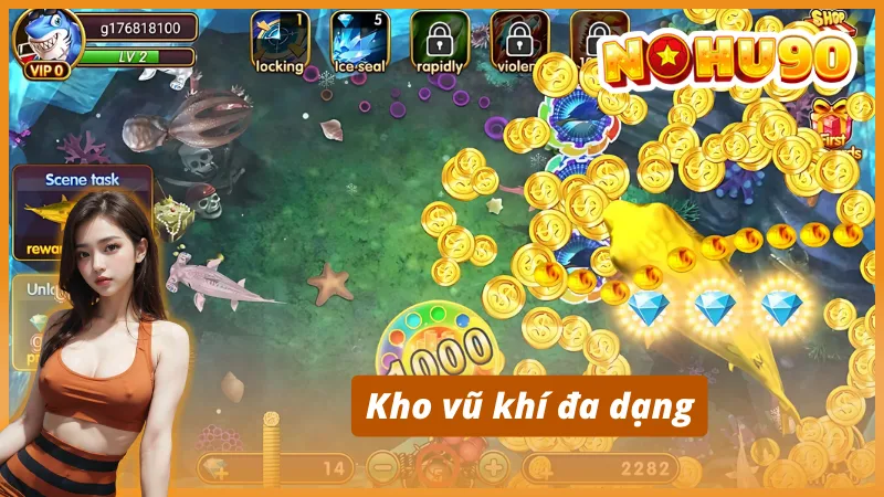 Một số điểm mạnh của trò chơi TP Tam Tiên Cắt Cá