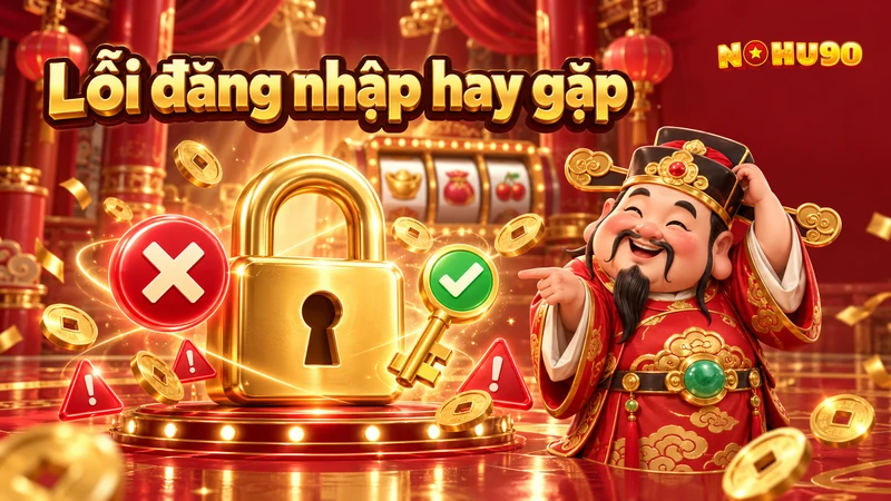Lỗi đăng nhập Nohu90 hay gặp và cách xử lý
