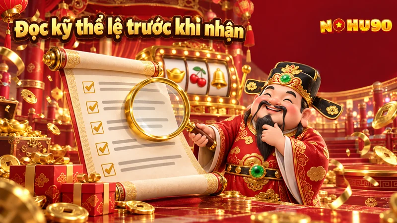 Đọc kỹ thể lệ trước khi nhận khuyến mãi Nohu90