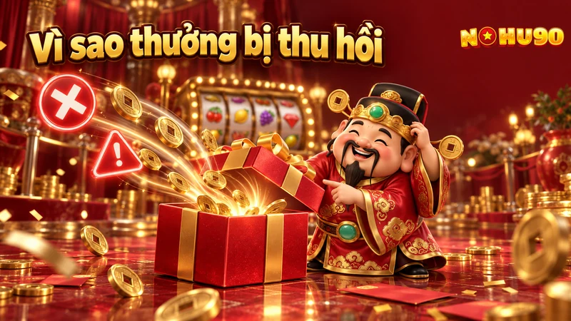 Vì sao thưởng khuyến mãi Nohu90 bị thu hồi
