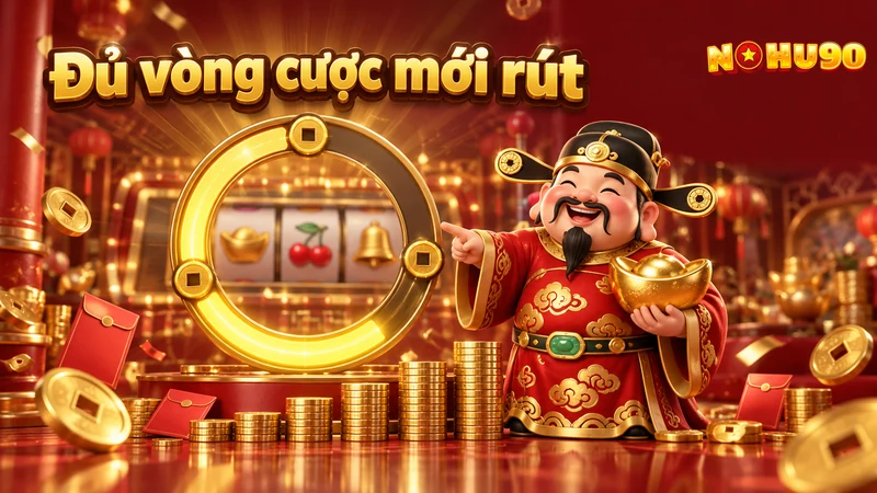 Đủ vòng cược mới rút tiền thưởng Nohu90